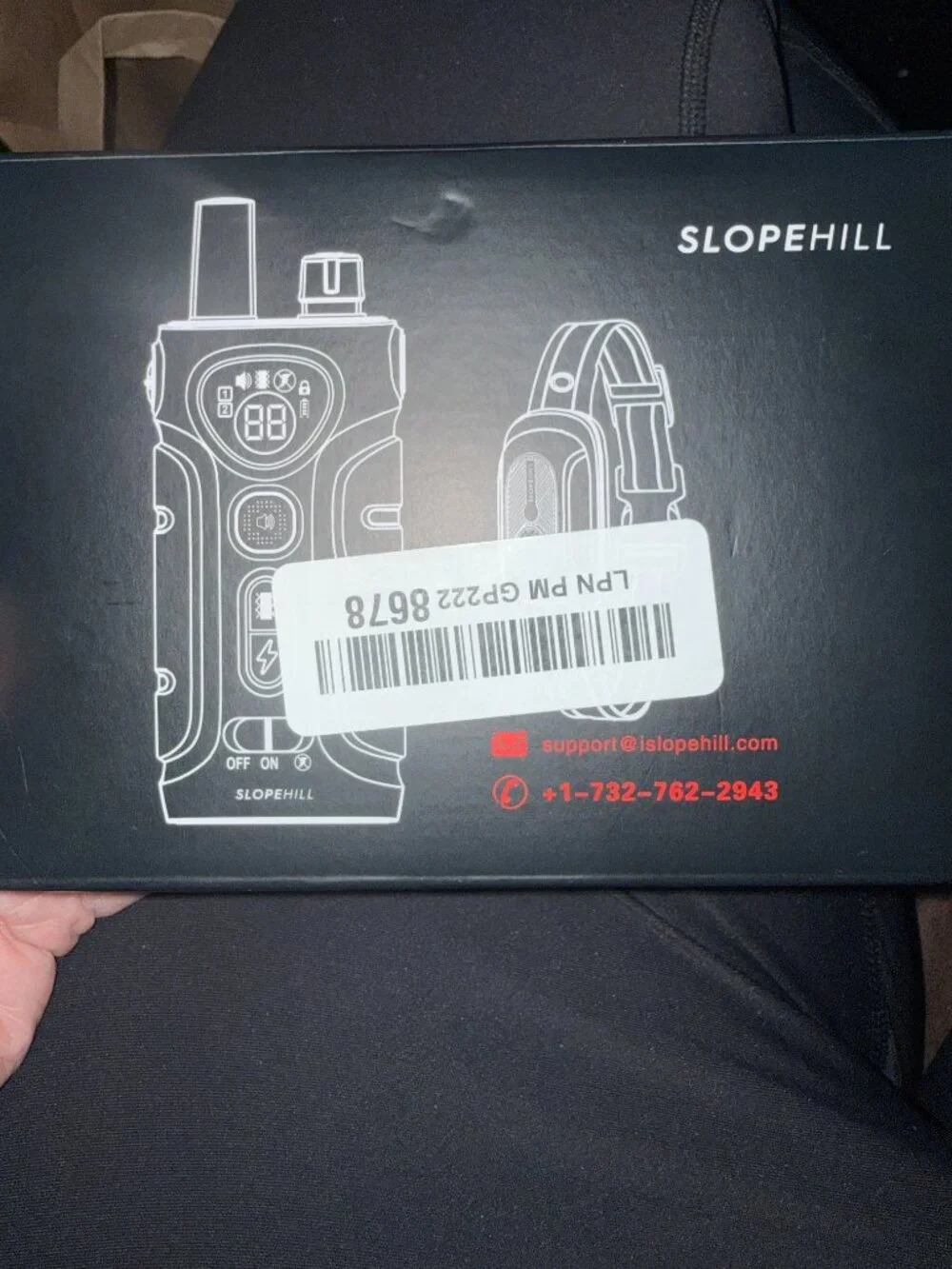 SLOPEHILL Dog Shock Collar,4200Ft Dog Training Collar w/Remote,Purple (007)